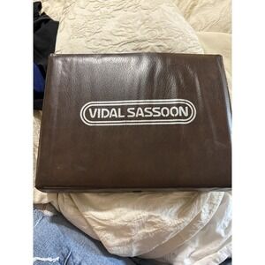 Vintage Vidal Sassoon Curling Iron with Attachments and Case V125